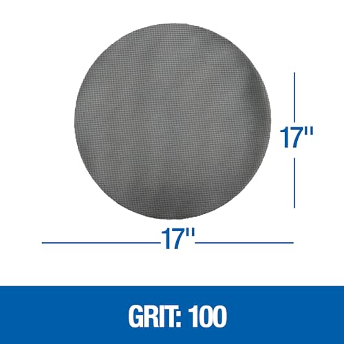 Mercer Industries Floor Sanding Screen Disc, 10 Pack, 17", Grit 100 - size: 17-Inch, style: Grit 100