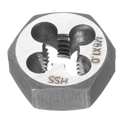 HARFINGTON Hex Threading Die M6x1 Metric Thread Rethreading Fixed Die - size: M6 x 1