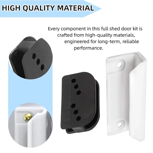DK100-A Sliding Shed Door Tune-Up Kit for Arrow Shed Doors - color: White