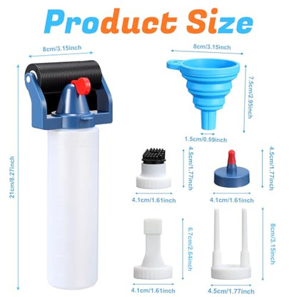 Amyhill 8 oz Wood Glue Applicator Set, Empty Wood Working Glue Bottle