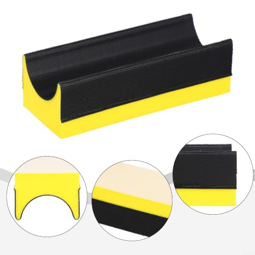 Soft Foam Sanding Block For Wood, Interchangeable Pads For Moldings - size: 86415