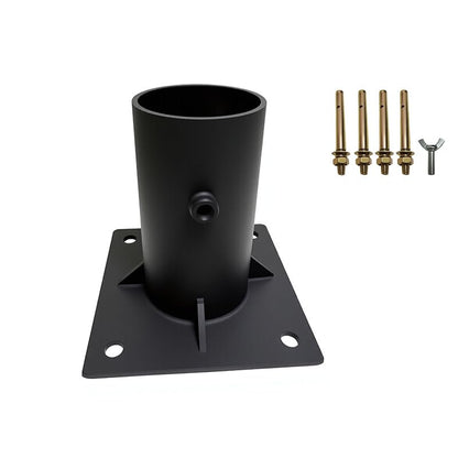 Round Post Base Bracket & Slip Fit Adapter Kit for 1.5-2.5 Inch Posts