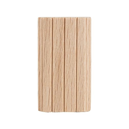 Trend 50pcs Beech Wood Dominos 8 x 40mm for Festool Domino Machine, 5/16 Inch x 1 9/16 Inches Loose Tenons for Woodworking Joinery and Furniture Framing, TEN/8X40/50 - style: 5/16" x 1-9/16" (8 x 40mm) 50pcs