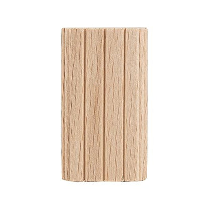 Trend 50pcs Beech Wood Dominos 8 x 40mm for Festool Domino Machine, 5/16 Inch x 1 9/16 Inches Loose Tenons for Woodworking Joinery and Furniture Framing, TEN/8X40/50 - style: 5/16" x 1-9/16" (8 x 40mm) 50pcs