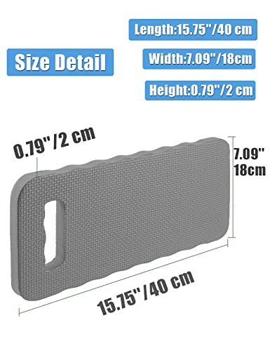 YWSHF 4 PCS Garden Kneeling Pad,Knee Mat Waterproof Foam Knee Pads for Gardening,Cleaning,Baby Bath,Yoga,Praying and Exercise 15.745'' x 7.09'' x 0.79'' Grey - color: Grey-4 PCS
