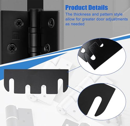 Door Hinge Shims for Door Hinge Repair Kit, 0.030" Thickness,4" Hinge Shims