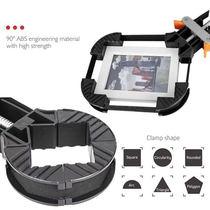 Strap Clamp, Adjustable Rapid Corner Clamp Band, Quick Tension Adjustable Picture Frame Clamp for Woodworking