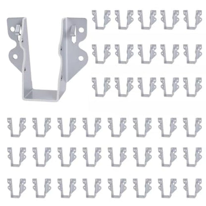 2x4 Joist Hangers Galvanized 40 Pcs,16 Gauge Face Mount Joist Hanger - size: 2" x 4"