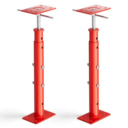 House Jacks for Leveling, 2 Pack House Floor Jack 19-36 Inch Adjustable Jack Post, 11023 lbs Heavy Duty House Jacks for Basement, Crawl Space, Foundation, Floor Joists, Porch & Roof Beam Support - size: 19-36inch(2 Pack)