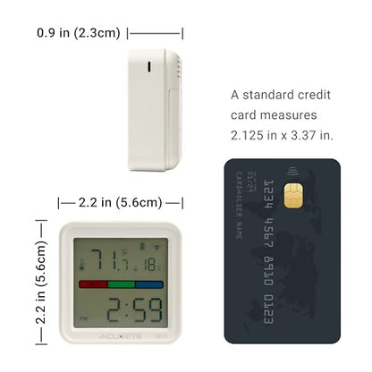 AcuRite (17017M) Smart Wi-Fi Indoor Comfort Meter for Temperature/Humidity - color: White