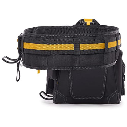 ToughBuilt ClipTech Series – 3-Piece Pro Framer Tool Belt Set, ClipTech™ Modular System with 2 Professional Pouches and Padded Belt, 1680D Heavy-Duty Construction (TB-CT-102-3P) - size: Pro Framer Rig (3 Piece)