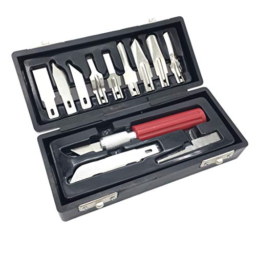 SMB Precision Woodworking Woodcarving Set 13Pc (1/3/10/60) (1)