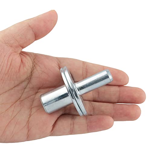 2 Sets Metal M12 Bed Post Connector Screw-in T-Nut Bedpost Connector Furniture Hardware Fittings Nuts