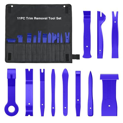 GOOACC 11PCS Auto Trim Removal Tool Kit Blue - color: 11PCS Trim Removal Tool Blue