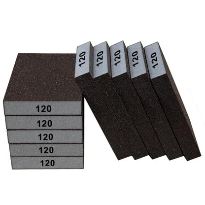 Sanding Sponge 120 Grit Sanding Block - Drywall Sanding Block for Wood - size: 120 Grit