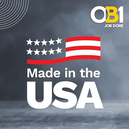 OB1 Universal Caulk Sealant & Adhesive Black 10.1oz - 1 Cartridge - color: Black, size: 10.1oz