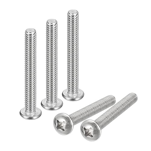 uxcell 1/4-20x4 Pan Head Machine Screws 304 SS Phillips Drive, 10 Pack - size: 1/4-20x4"