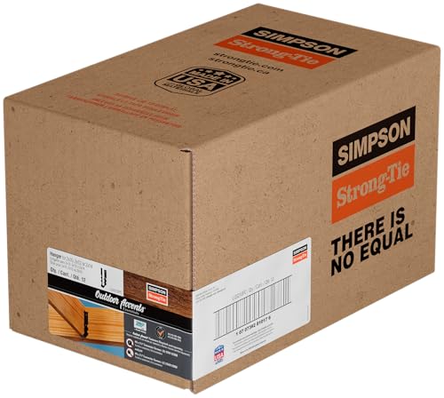 Simpson Strong-Tie LUS210PC Outdoor Accents LUSPC ZMAX, Black Powder-Coated Face-Mount Joist Hanger for 2x10