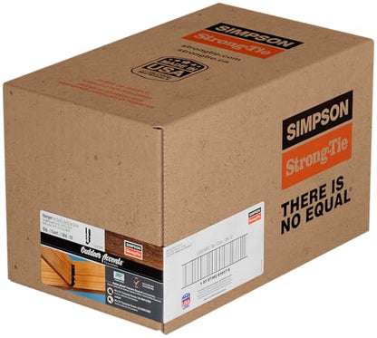 Simpson Strong-Tie LUS210PC Outdoor Accents LUSPC ZMAX, Black Powder-Coated Face-Mount Joist Hanger for 2x10