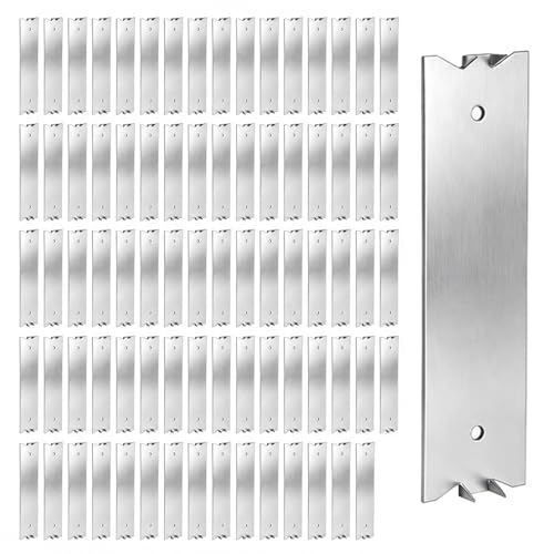 6 x 1.5 in Nail Plates for Wood Studs, Metal Cable Protector Plate, 80 Pcs - size: 80 Pcs