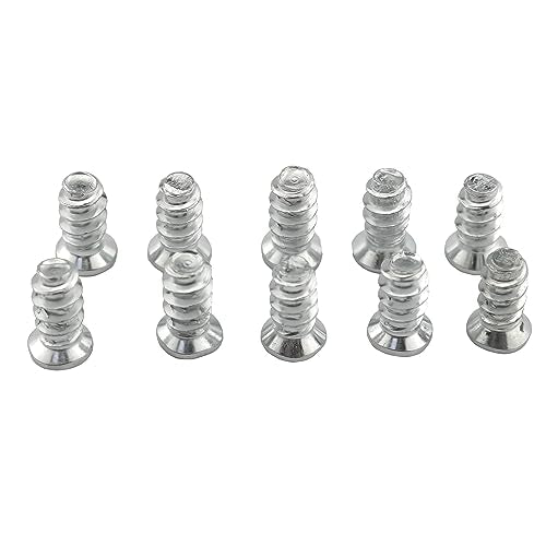 10PCS Replacement Screws Flat Head Flat Tail Panel Fixing Furniture 1/2 Inch Drawer Slide Screws