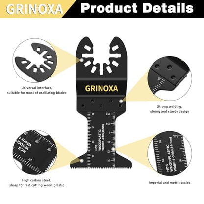 200PCS Multitool Blades, Titanium Oscillating Saw Blades for Wood Plastic - size: 200PCS
