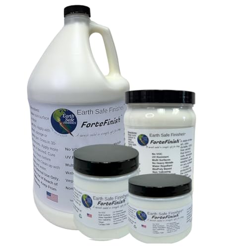 Earth Safe Finishes ForteFinish Varnish - Eco Safe, No VOC, Interior/Exterior (Gloss, Gallon) - color: Gloss, size: Gallon