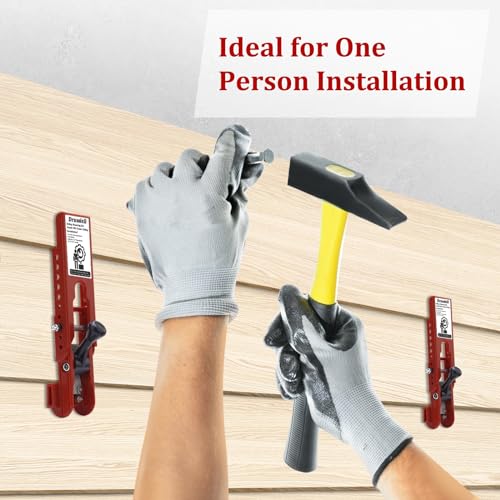 Siding Installation Tools, Siding Mounting Kit for 5/16-Inch Fiber Cement - style: Red