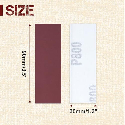100Pcs 800 Grit Micro Detail Sander Paper Kit 3.5" x 1.2" Hook and Loop Sandpaper Strips Detail Sander Refills Finishing Sander Paper for Wood Crafts, Tight Spaces and DIY Polishing Projects - style: 800 Grit