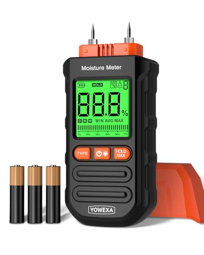 Pin-Type Wood Moisture Meter for Firewood & Lumber