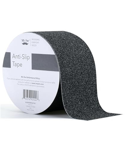 Mr. Pen- Grip Tape, 3 Inch, 23 Feet, Anti Slip, Black, Waterproof - size: 3 Inch, 23 Feet