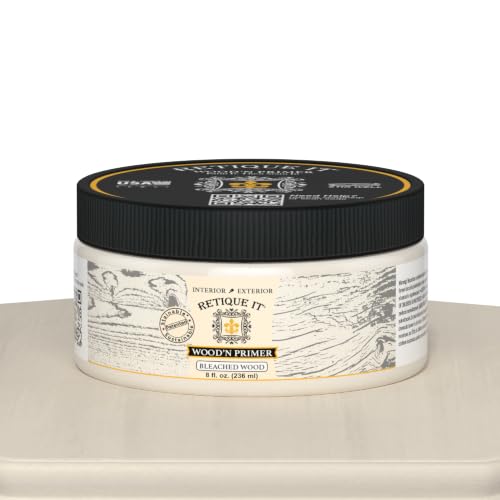 Retique It Liquid Wood - Real Wood Coating (8oz / Bleached) - color: 2 Bleached Wood, size: 8 Fl Oz (Pack of 1)