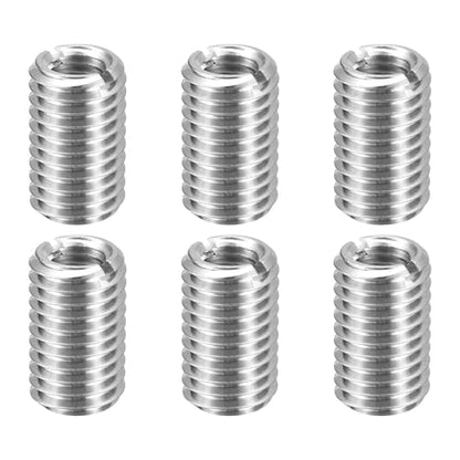 HARFINGTON 6pcs Thread Repair Inserts M12 x 1.75 Male to M8 x 1.25 Female Thread 20mm Long Stainless Steel Reducing Nuts Metric Self Tapping Sleeves Threaded Reducer Industrial Fasteners - size: M12 x 1.75 Male to M8 x 1.25 Female x 20mm