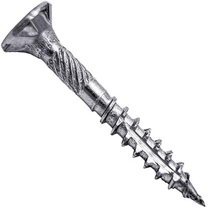 Jake Sales #8 x 1-1/4" Silver Star Stainless Steel Wood Screw Torx/Star Drive Head - 300 Grade Stainless Steel (1 Pound - 230 Approx. Screw Count) - color: STAINLESS STEEL, size: 8x1-1/4"