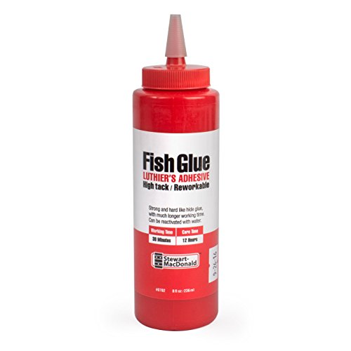 StewMac Fish Glue, 8 oz, High Strength Woodworking Adhesive - size: Fish Glue