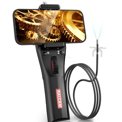 Ralcam Two-Way 210° Articulating Borescope Compatible with iPhone & Android