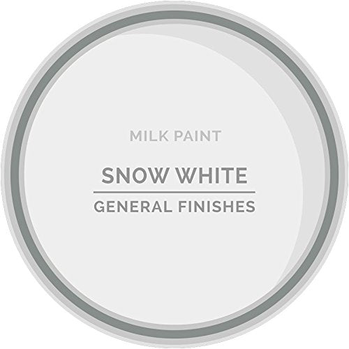 General Finishes Water Based Milk Paint, 1 Pint, Snow White - color: Snow White, size: 16 Fl Oz (Pack of 1)