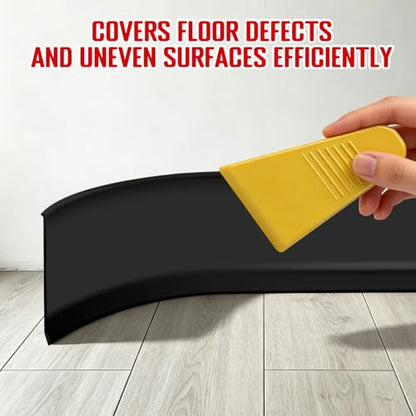 Self-Adhesive Flexible Molding Trim,Waterproof Molding,Black,2.79inX20ft - color: Black(2.79inX20ft)