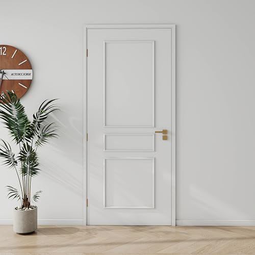 Colingmill 1 Set Peel and Stick Door Moulding, Chic, 22"x35"+22"x6"+22"x20" - color: Chic, size: 22"x35"+22"x6"+22"x20"