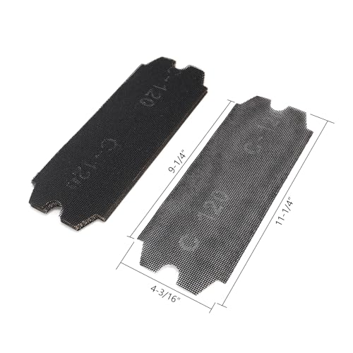 SCOTTCHEN Drywall Sanding Screen Mesh Sheet 11-1/4" x 4-3/16" Grit: #60,80,120,220,320-20pcs - style: #60,80,120,220,320-20pcs