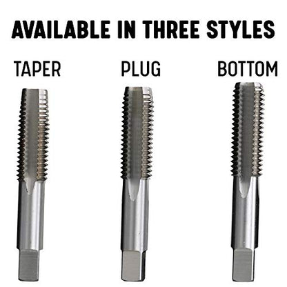 Drill America 1/2"-20 UNF High Speed Steel Bottoming Tap, (Pack of 12) - size: 1/2"-20 (Pack of 12), style: Bottoming