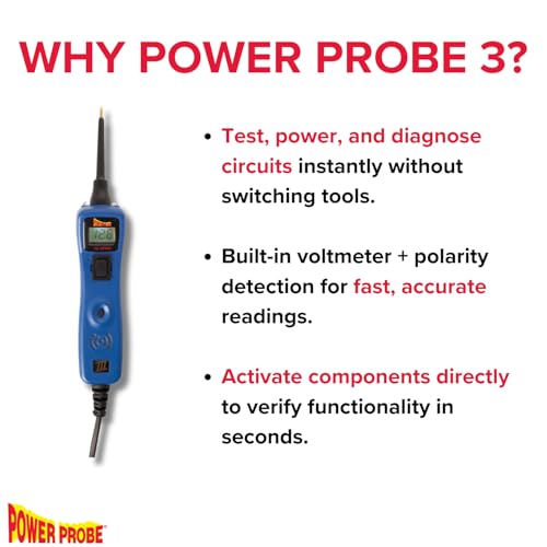 Power Probe 3 Circuit Tester Kit with Case & Accessories (PP319FTCBLU) - color: Blue - Limited Edition