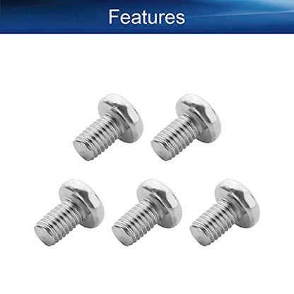 30Pcs M4-0.7 x 8mm Pan Head Phillips Machine Screws - size: M4 x 8mm
