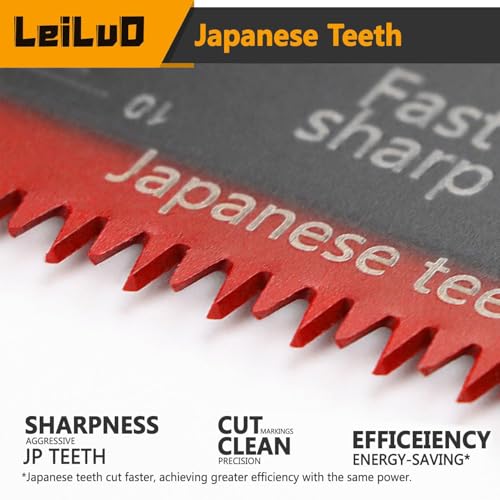 LEILUO 7Pcs Oscillating Tool Blades Wood, Japanese Teeth Multitool Blades
