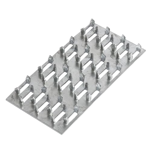 60 Pack 4x2 inch Truss Mending Plate Compatible with 8mm Nail Teeth - size: 4x2 inch