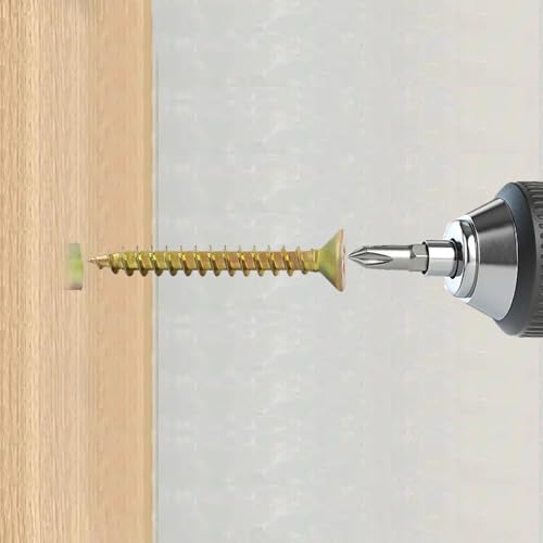 BokWin 20 Pack Gold Anchors and Screws Kit