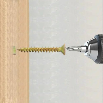 BokWin 50 Pack Gold Anchors and Screws Kit