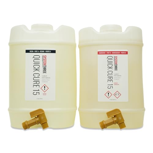 System Three Quick Cure 15 Epoxy Adhesive, 10-Gallon Kit - size: 10 Gallon