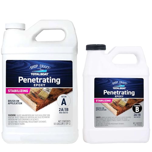 TotalBoat Clear Penetrating Epoxy Wood Sealer - 0.75 Gal Kit, Traditional - size: 0.75 Gallon, style: Traditional