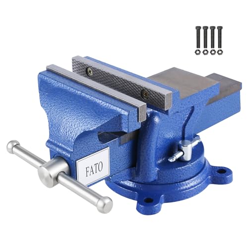 FATO 5” 360° Iron Light Duty Bench Vise, 2500LB - size: Light-5"